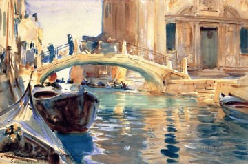  Ponte Art Painting - Ponte San Giuseppe di Castello Venice John Singer Sargent